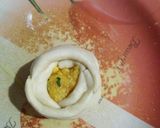 A picture of step 14 of Eggless paneer stuffed Rose buns (without yeast).