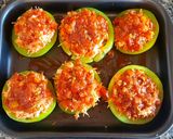 Foto del paso 4 de la receta: Zapallitos de tronco rellenos de ricotta y zanahoria