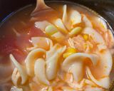 A picture of step 2 of Chicken Vegetable Soup.