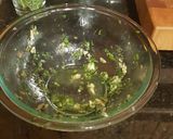 A picture of step 6 of Roast Chicken Thighs in a Sautéed Mushroom Parmasan Garlic Cream.