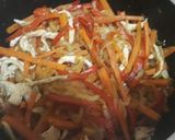 Foto del paso 4 de la receta: Tacos de verdura y pollo