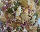 Foto del paso 2 de la receta: Revuelto de patatas con jamón y pimiento 😋