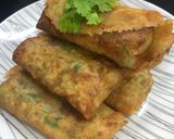 Foto langkah ke 10 dari resep Martabak telur daging daun wansui (daun ketumbar).