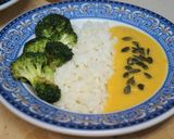 Foto del paso 7 de la receta: Cena ligera de crema de verduras con brócoli salteado y arroz 🥦