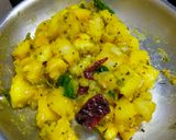 A picture of step 4 of Tapioca (Kappa) Kerala Style.