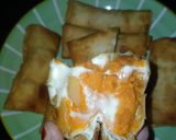 Foto langkah ke 4 dari resep Lumpia Ubi Orens Keju Lumer.