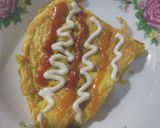 Foto langkah ke 4 dari resep Telur dadar isi keju & wortel.