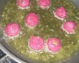 A picture of step 3 of Beetroot manchurian.