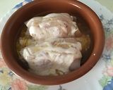 Foto del paso 2 de la receta Delicias de pollo con mousse de pato y salsa fruits vermells