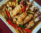 Foto langkah ke 7 dari resep Cumi saus tiram selera.
