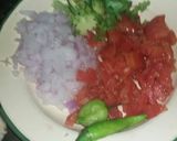 A picture of step 3 of Khumbi special fry karhae.