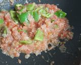 A picture of step 3 of Soya bean masala.
