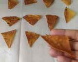 A picture of step 1 of Leftover Roti Nachos.