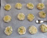 Foto del paso 4 de la receta: Tortitas de garbanzos y guisantes con aceite de pistachos