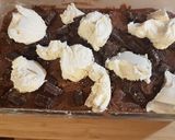 Foto del paso 4 de la receta: Brownies cheesecake con frambuesas keto