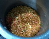 A picture of step 1 of Shahi dal fry with jeera rice.