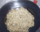 A picture of step 7 of Badaam Naariyal Burfi.
