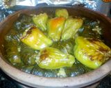 A picture of step 5 of Stuffed Grape Leaves with Pomegranate Molasses.