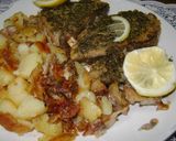 Foto del paso 12 de la receta: Rodajas de salmón pascual con croute y papas rústicas