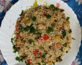 A picture of step 5 of Mixed Fried Rice.
