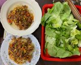 Hình bước làm 4 của món Mỳ ý sốt cà chua sốt bò Wagyu xay !!