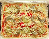 Foto del paso 9 de la receta: Pizza de alcachofa y langostinos
