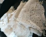 A picture of step 7 of Neer Dosa.