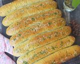 Foto langkah ke 8 dari resep Nori Bread Stick Chigiri.