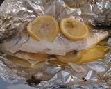 Une image de l'étape 6 de Papillote de daurade gingembre citron, coriandre.