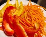 Hình bước làm 1 của món Miến trộn chay