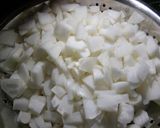 A picture of step 1 of Mooli ki Burji (Radish).