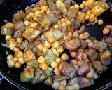 A picture of step 2 of Thai Eggplant Red Curry.