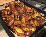 Une image de l'étape 11 de Pommes de terre au lard, poivrons et tomates.
