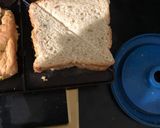 A picture of step 2 of Corn and capscium sandwich.