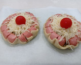 Foto del paso 4 de la receta: Rosco/Minipizza de salchicha y pesto