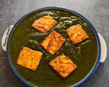 A picture of step 11 of Spinach Paneer (No Onion, No Garlic).