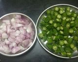 ગાર્લિક ઓનીઅન ભીંડી મસાલા (Garlic Onion Bhindi Masala Recipe In Gujarati) રેસીપી સ્ટેપ1ફોટો