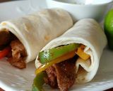 A picture of step 7 of Smokin Steak Fajitas.