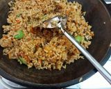 Foto langkah ke 4 dari resep Nasi goreng pete + telor dadar.