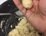 A picture of step 7 of Coconut Laddus.