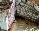 A picture of step 6 of Chocolate Crepe Cake.