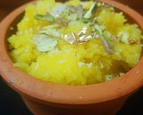 A picture of step 5 of Suneri Halwa.