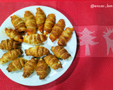 Foto del paso 6 de la receta: Dúo salado de mini croissants en airfryer