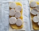 Une image de l'étape 1 de Feuilleté boudin blanc /compote.