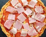 Hình bước làm 4 của món Pizza Keto 2