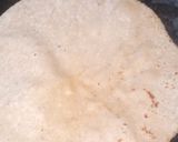 A picture of step 3 of Ajwain parantha.