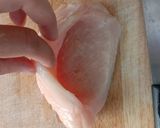 รูปขั้นตอนการทำที่ 1 ของ สลัดอกไก่บัน