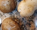 A picture of step 1 of Ribeye Steak with Provençal Mushrooms and Red Potatoes.