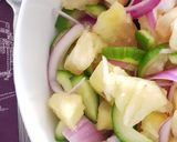 A picture of step 3 of Pineapple Salad (best served with tomato rice).