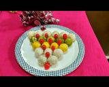 A picture of step 5 of Coconut Laddu.